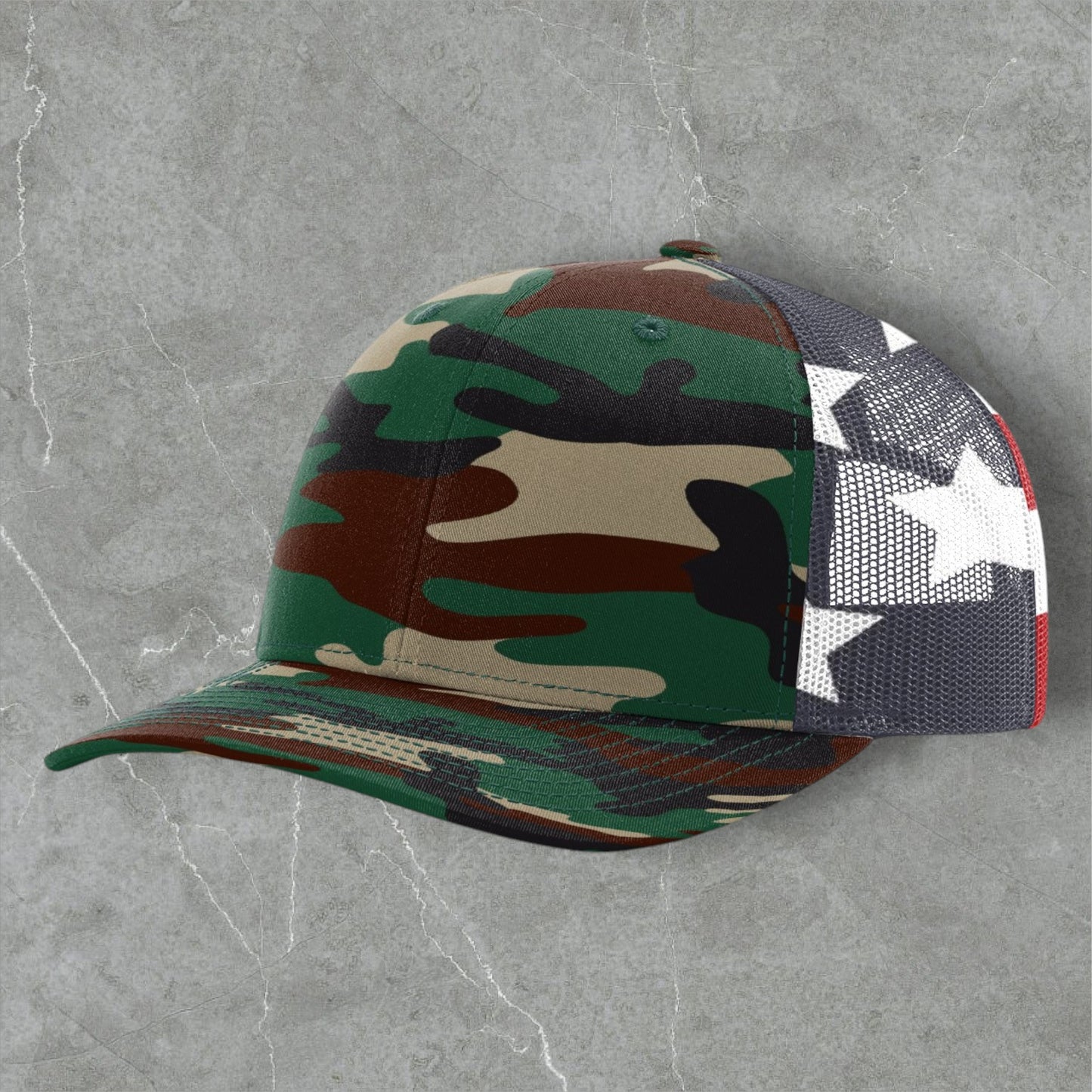Richardson 112PM - Printed Mesh Trucker
