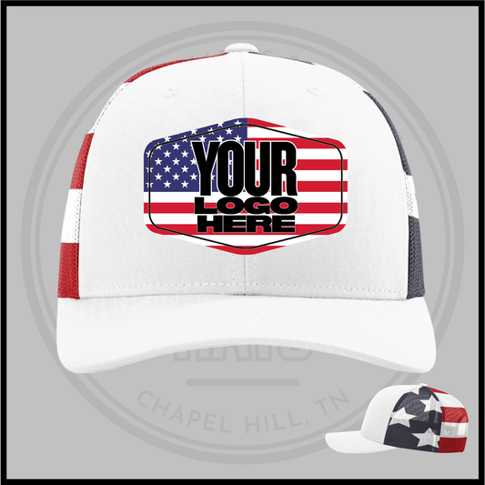 Patriotic Stars + Stripes Hat
