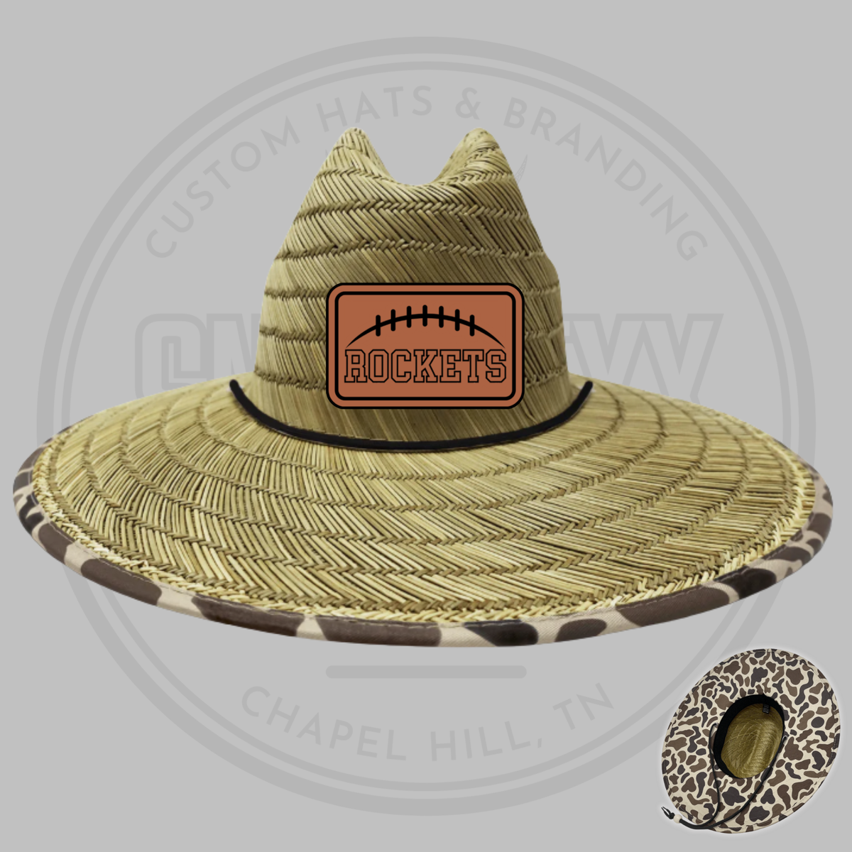 Rockets Football | Straw Hat