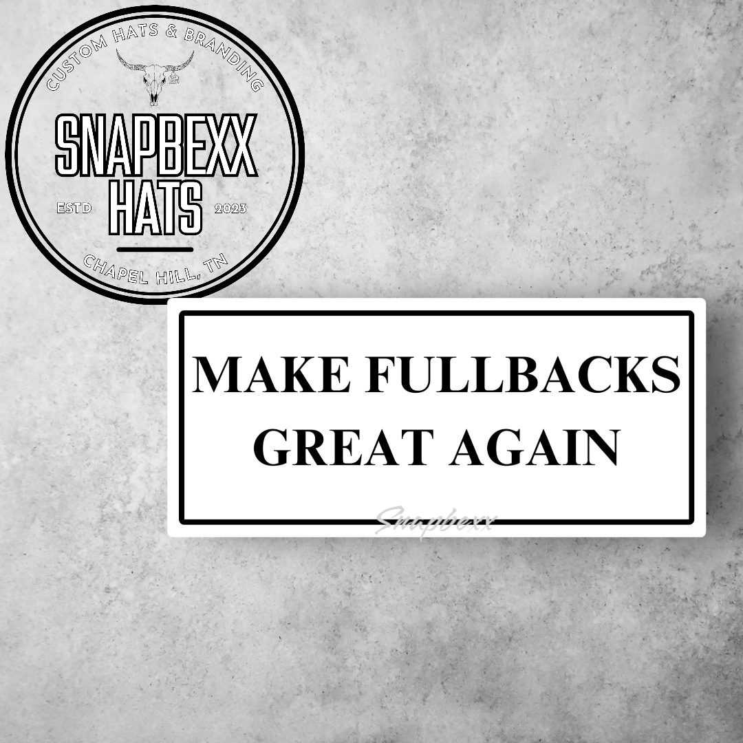 Make Fullbacks Great Again