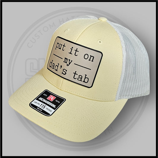 Put It On My Dad's Tab