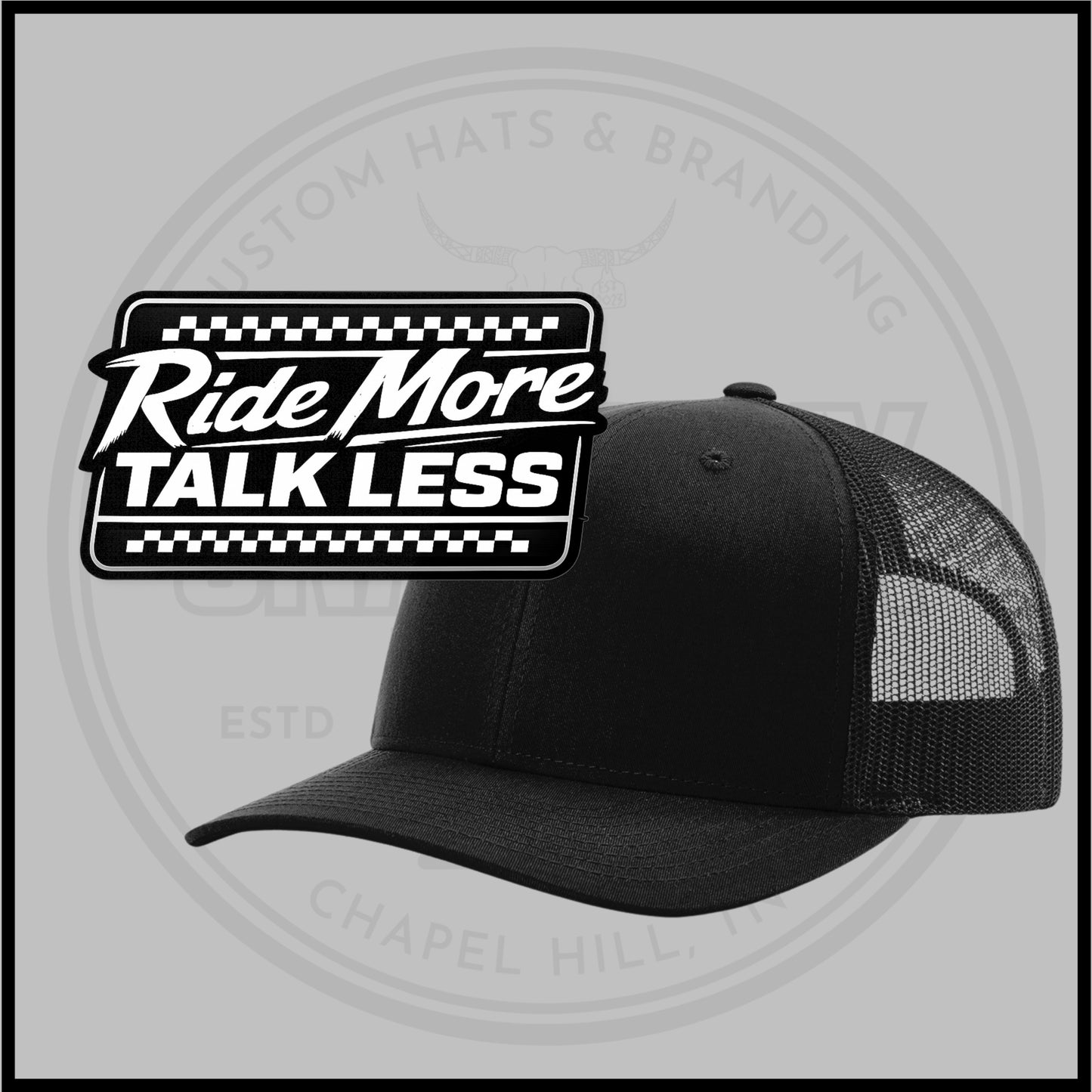 Ride More Talk Less | Die Cut