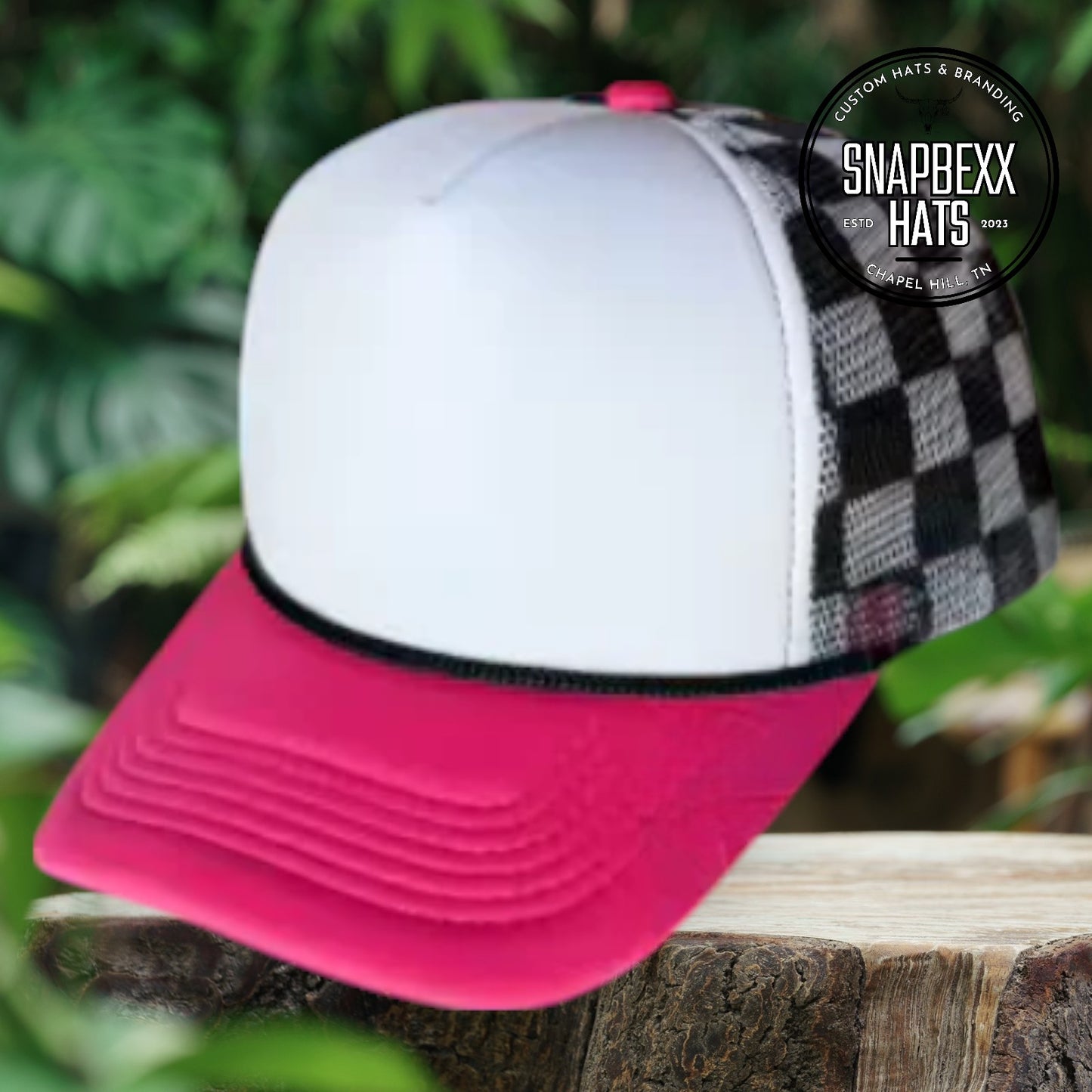 Pattern Mesh Foam Trucker Hat