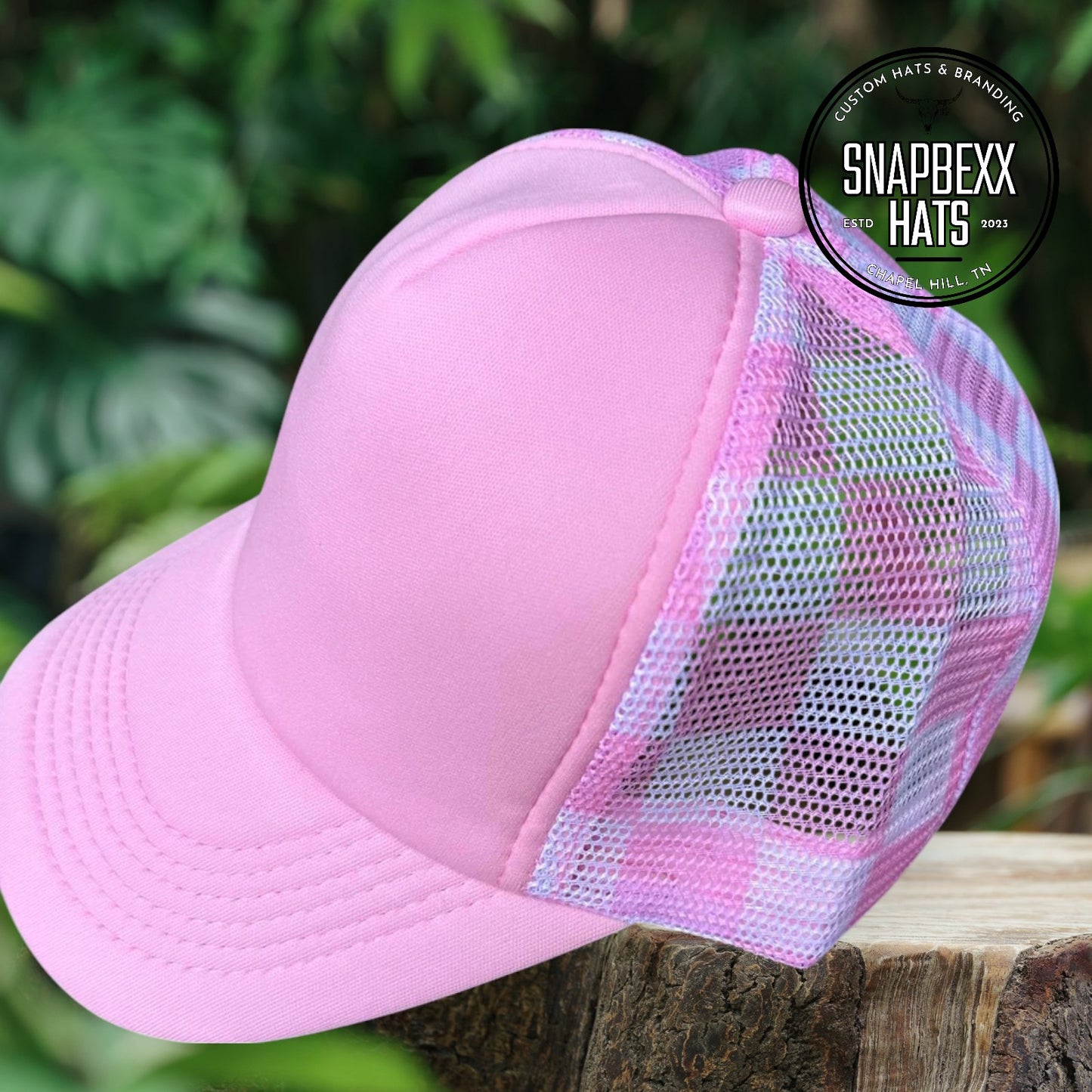 Pattern Mesh Foam Trucker Hat