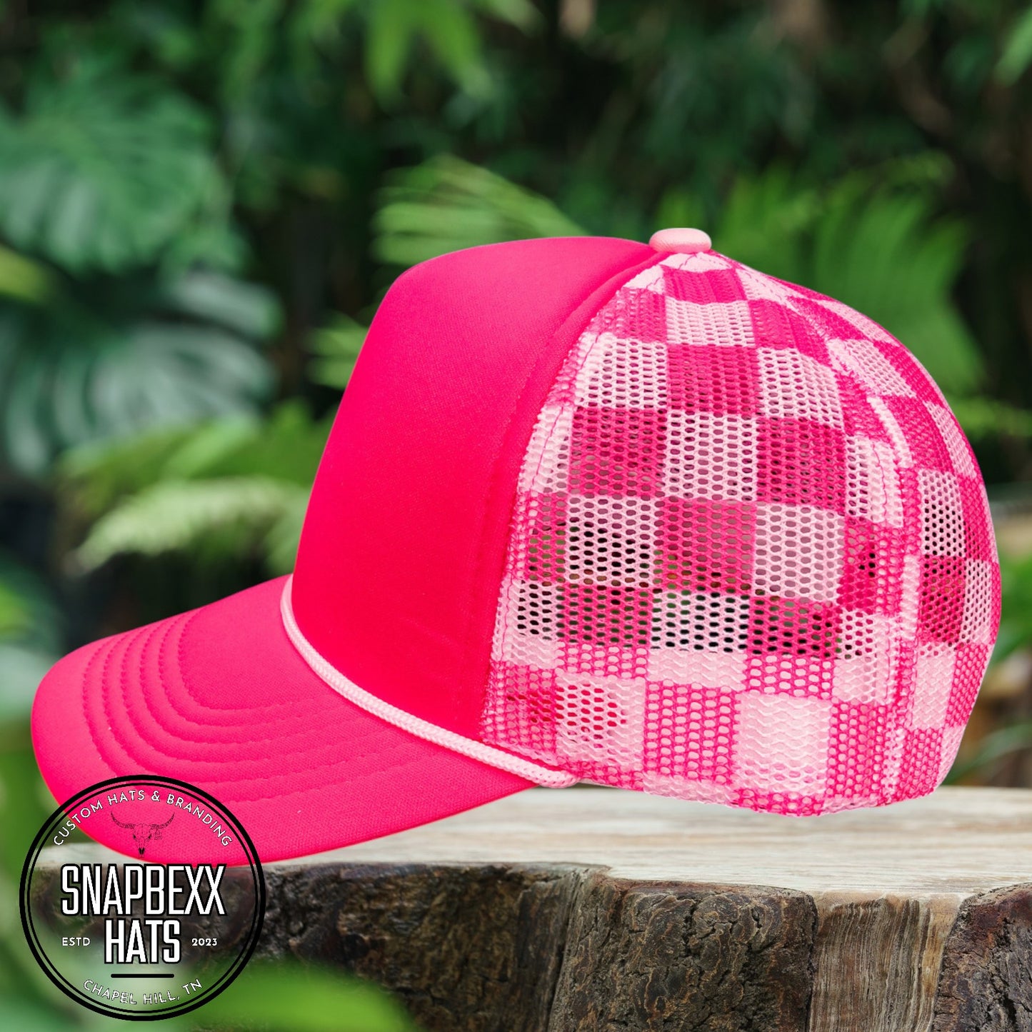 Pattern Mesh Foam Trucker Hat