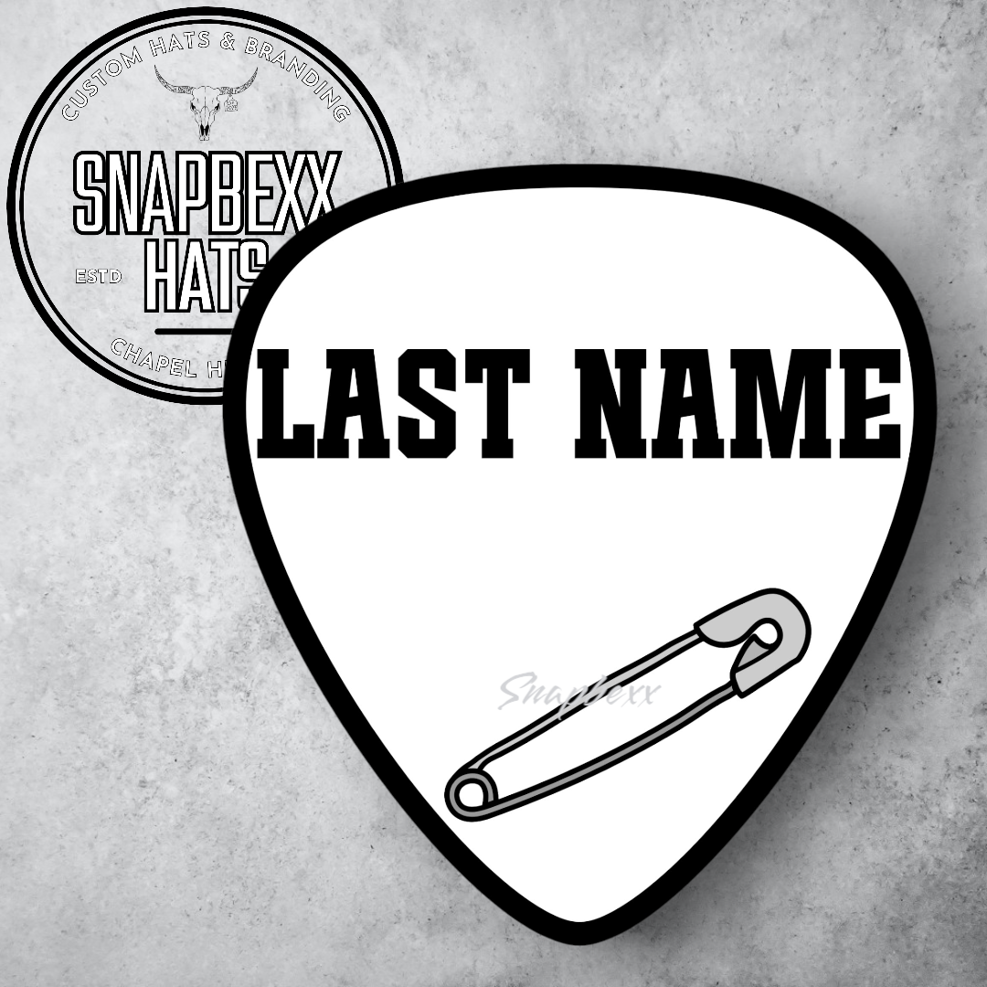 Last Name & Pin (Wrestling Custom)