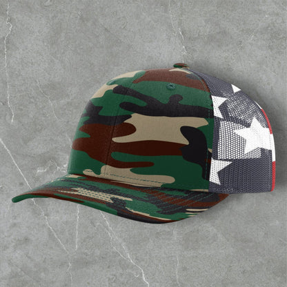 Richardson 112PM - Printed Mesh Trucker