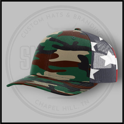 Richardson 112PM - Printed Mesh Trucker