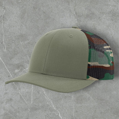 Richardson 112PM - Printed Mesh Trucker