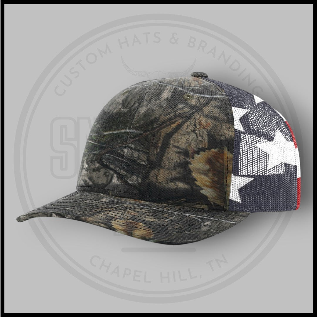 Richardson 112PM - Printed Mesh Trucker