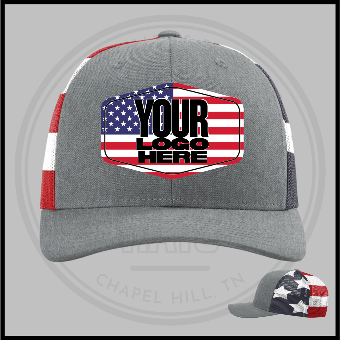 Patriotic Stars + Stripes Hat
