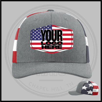 Patriotic Stars + Stripes Hat