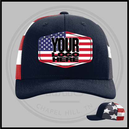 Patriotic Stars + Stripes Hat