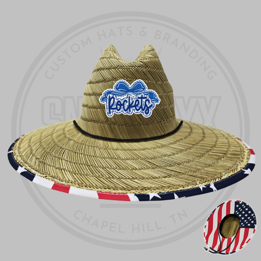 Rockets Floral | Straw Hat