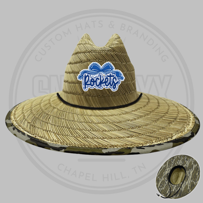 Rockets Floral | Straw Hat