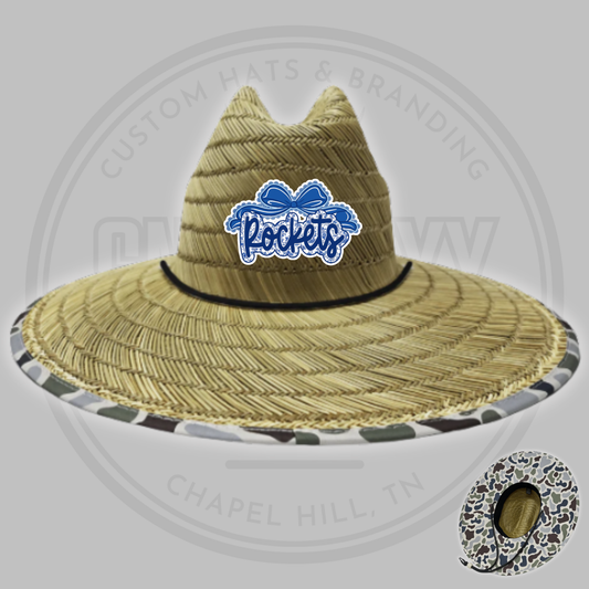 Rockets Floral | Straw Hat