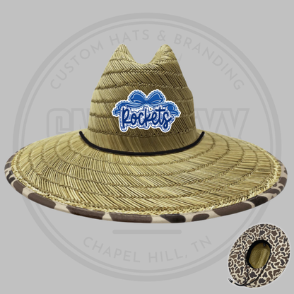 Rockets Floral | Straw Hat