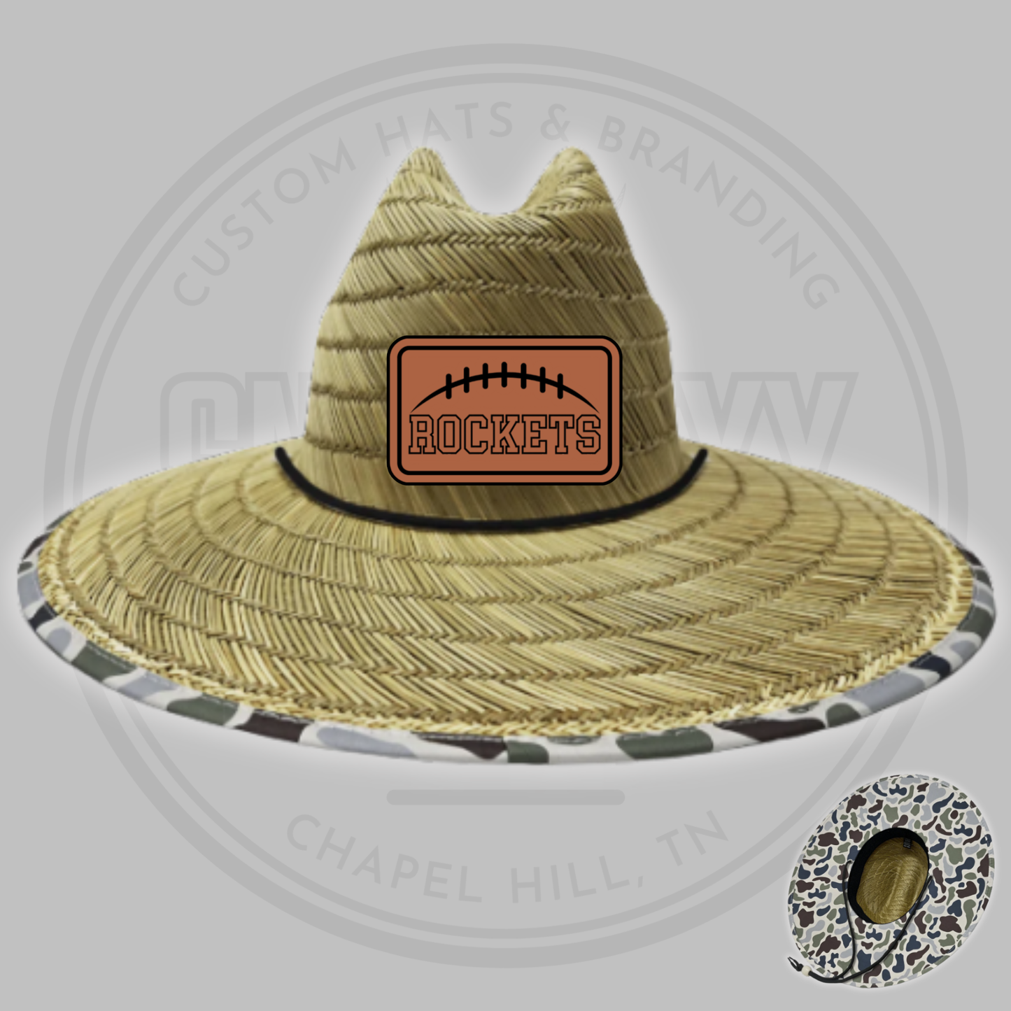 Rockets Football | Straw Hat
