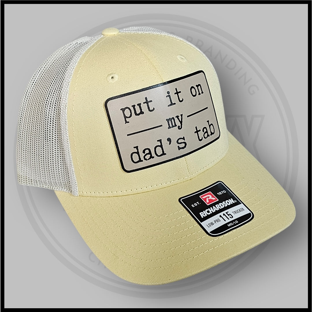 Put It On My Dad's Tab
