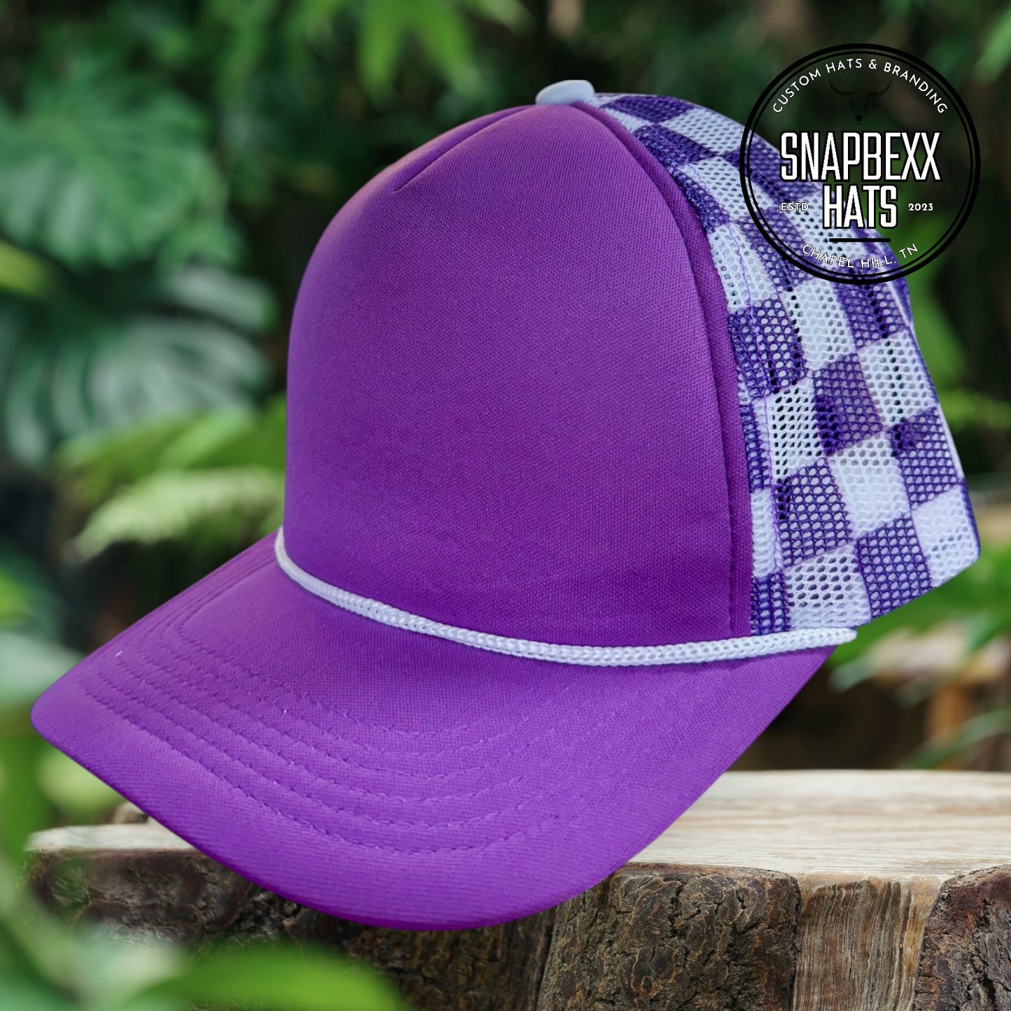 Pattern Mesh Foam Trucker Hat