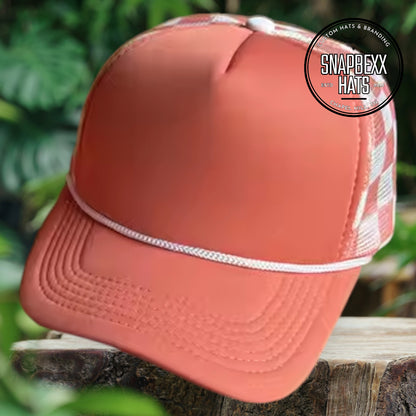 Pattern Mesh Foam Trucker Hat