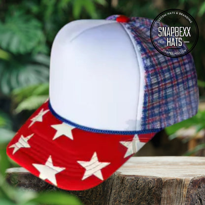 Pattern Mesh Foam Trucker Hat