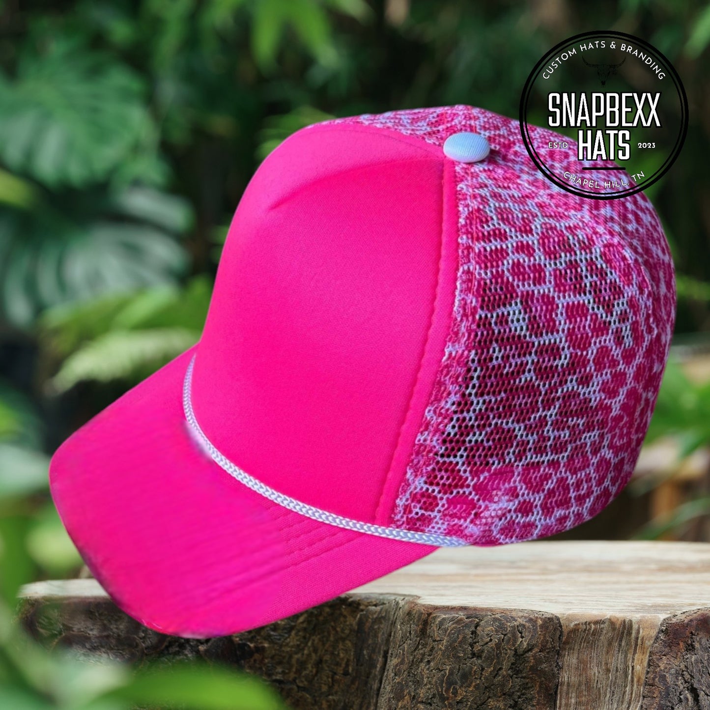 Pattern Mesh Foam Trucker Hat