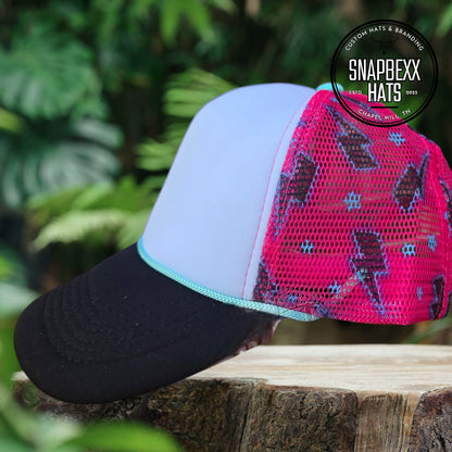 Pattern Mesh Foam Trucker Hat
