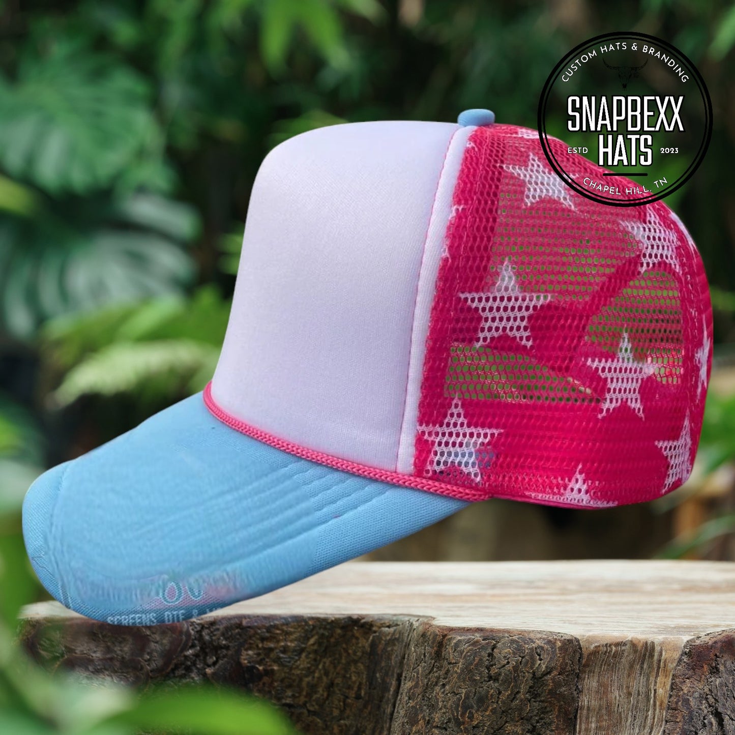 Pattern Mesh Foam Trucker Hat