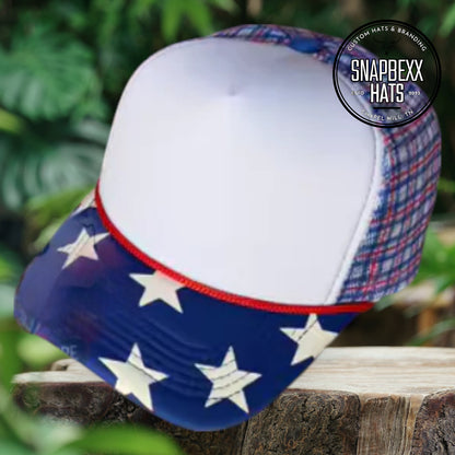 Pattern Mesh Foam Trucker Hat