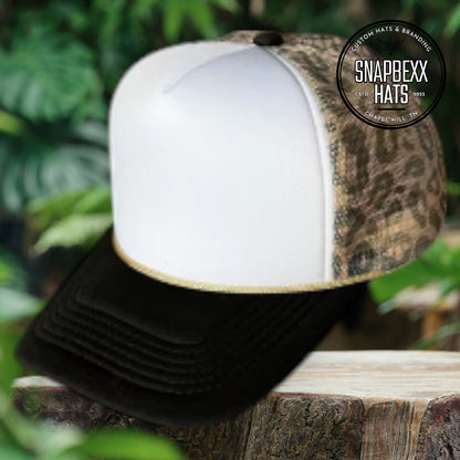 Pattern Mesh Foam Trucker Hat