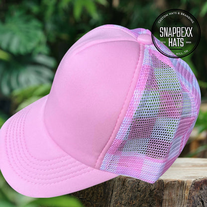 Pattern Mesh Foam Trucker Hat