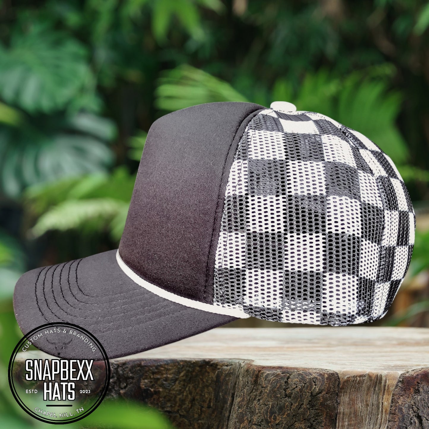 Pattern Mesh Foam Trucker Hat