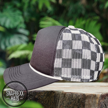 Pattern Mesh Foam Trucker Hat