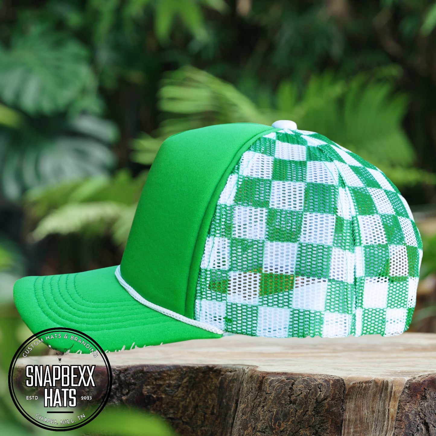 Pattern Mesh Foam Trucker Hat