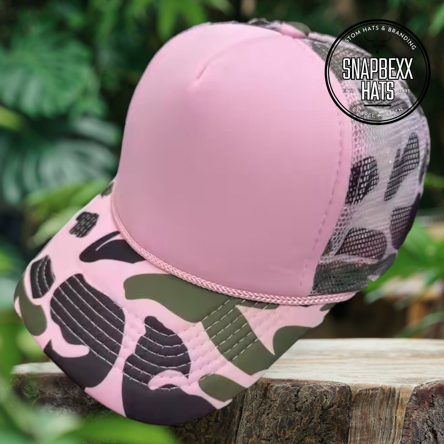 Pattern Mesh Foam Trucker Hat