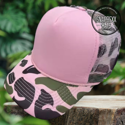 Pattern Mesh Foam Trucker Hat