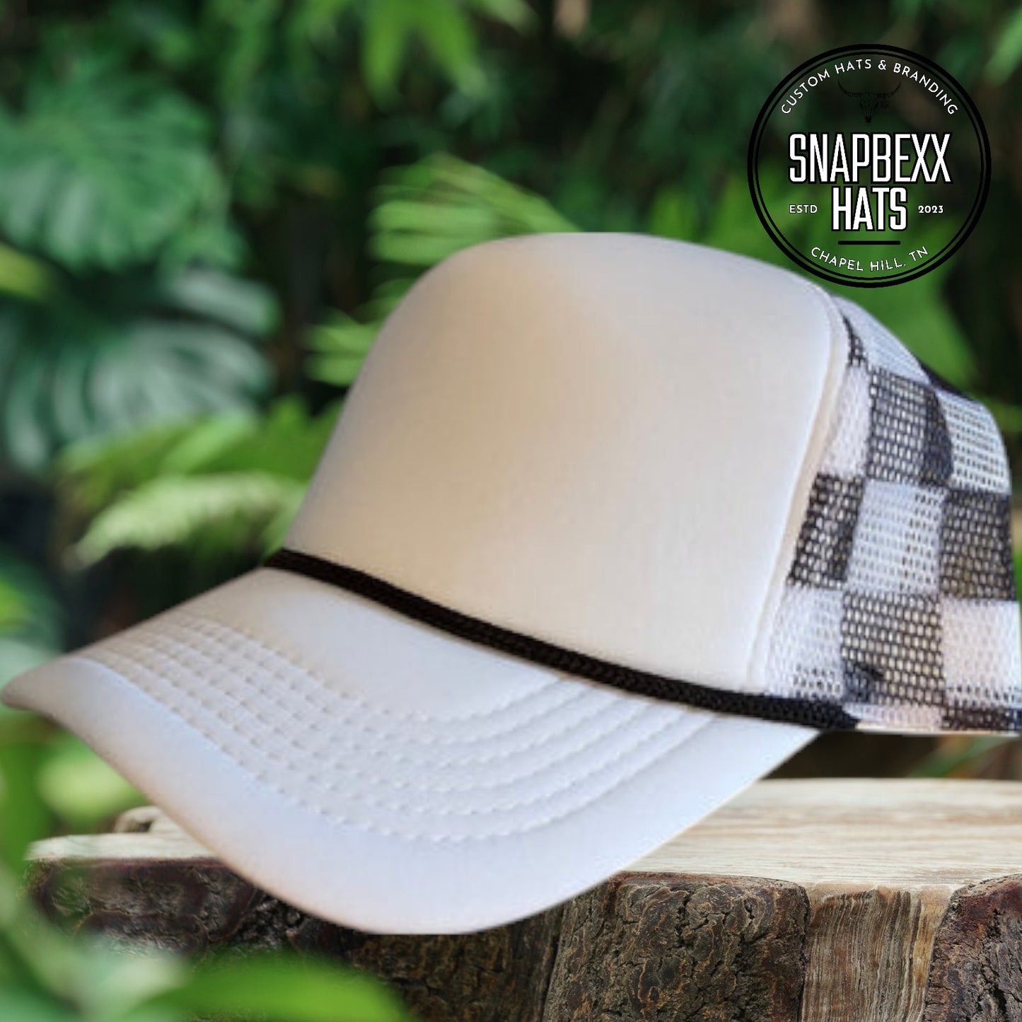 Pattern Mesh Foam Trucker Hat