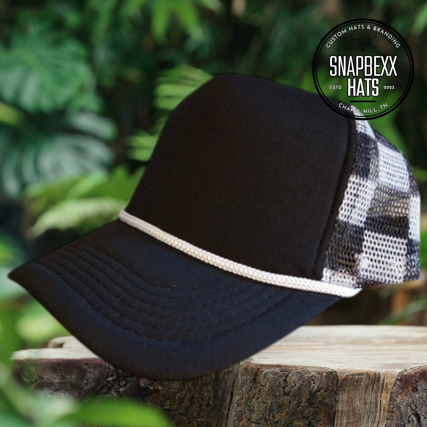 Pattern Mesh Foam Trucker Hat