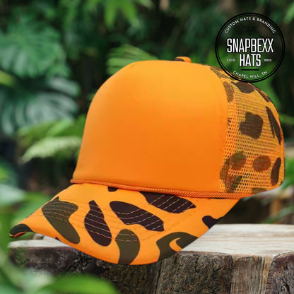 Pattern Mesh Foam Trucker Hat