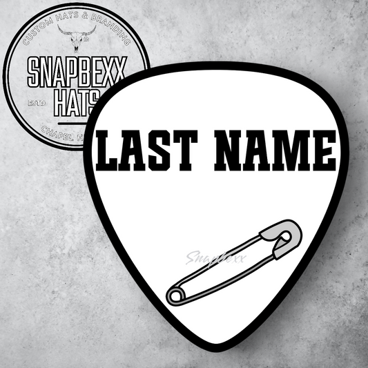 Last Name & Pin (Wrestling Custom)
